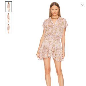 NWT Misa Los Angeles Evie Women's Size M Rose Paisley Floral Mini Dress